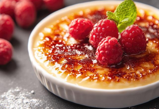 “Le dessert craquant et fondant qui termine le repas” : Cyril Lignac partage sa recette de crème brûlée vanille et fève tonka, simple et délicieuse !