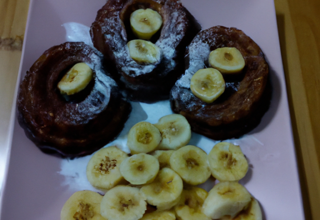 Moelleux au chocolat et bananes