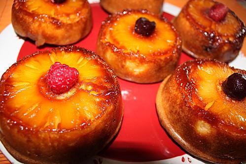 Petits gateaux à l'ananas