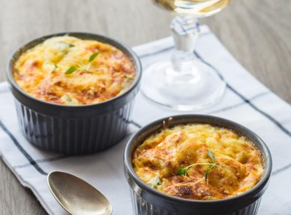 Flan de courgette au parmesan