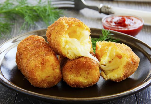 Croquettes de pommes de terre farcies à la mozzarella