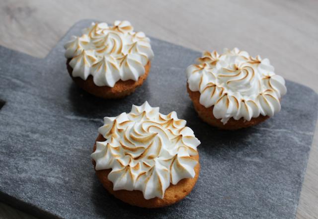 Mini gâteaux façon tarte au citron meringuée