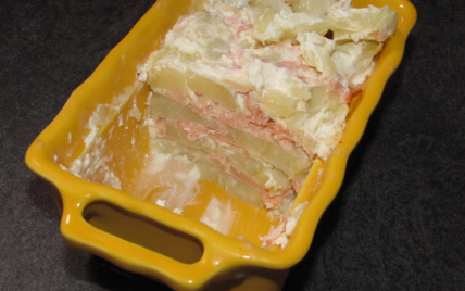 Gratin au saumon fumé façon terrine