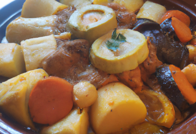 Tajine végétarien à l'algérienne