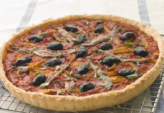 Tarte tomates anchois façon pissaladière