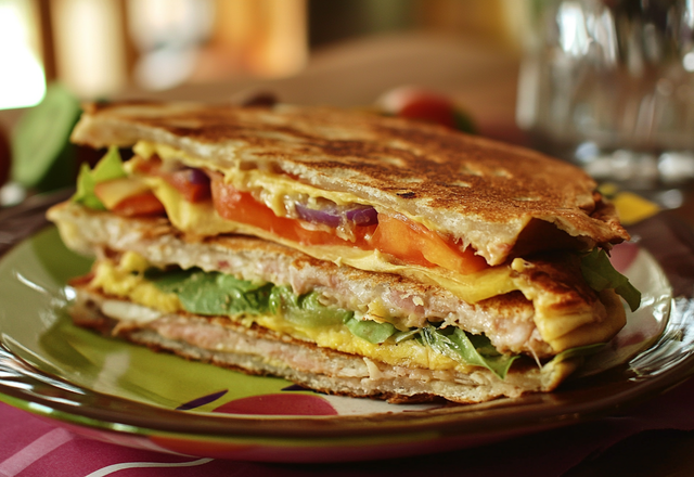 Gâteau de crêpes salé