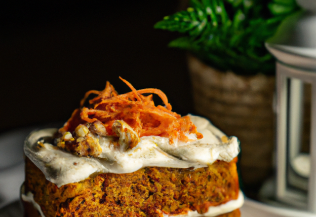 Carrot cake à la noix de coco