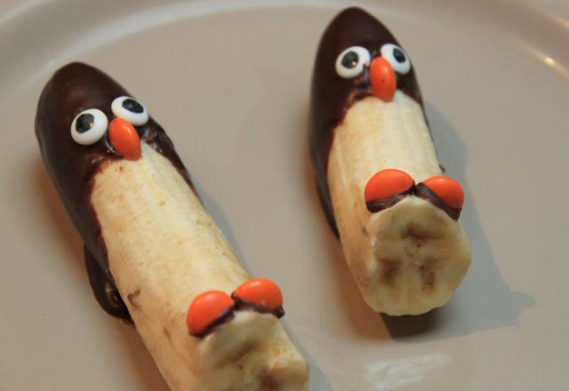 Pingouins à la banane