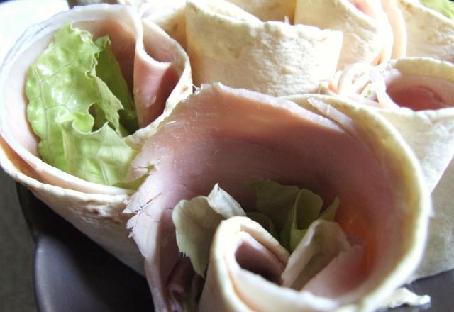 Wraps au jambon et au St Môret