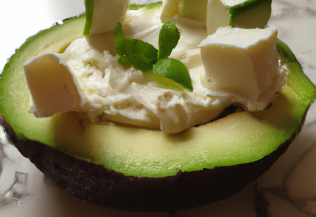 Avocat au fromage de chèvre