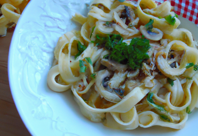 Fettucine aux calamars