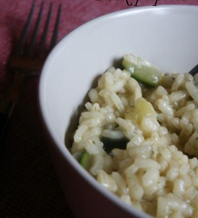 Risotto de courgettes facile