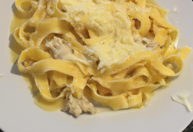 Tagliatelles aux 3 fromages