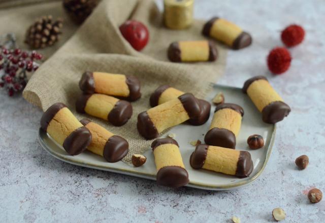 Bredele aux noisettes et au chocolat