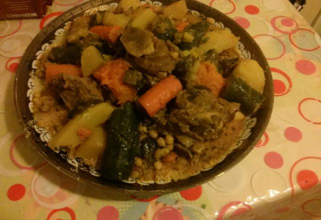 Couscous très facile à l'agneau