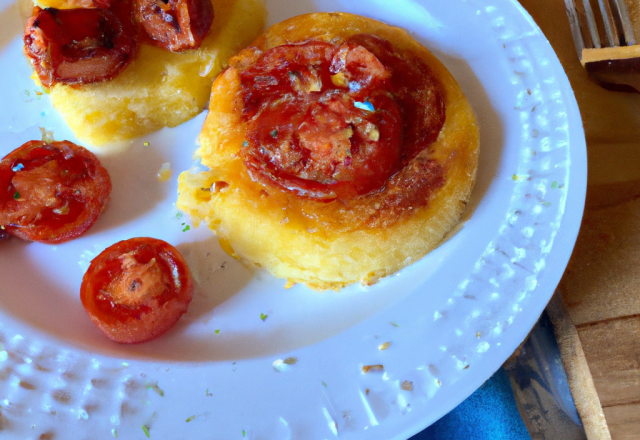 Polenta gratinée à la tomate