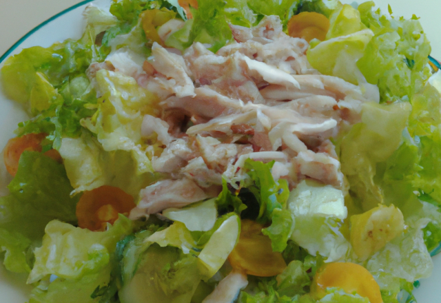 Salade aux blancs de dinde