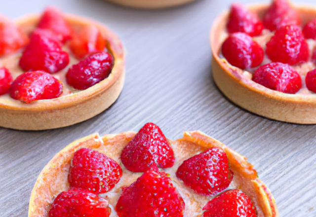 Tartelettes aux fraises économiques