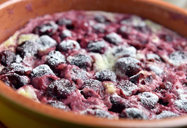 Clafoutis aux cerises rapide