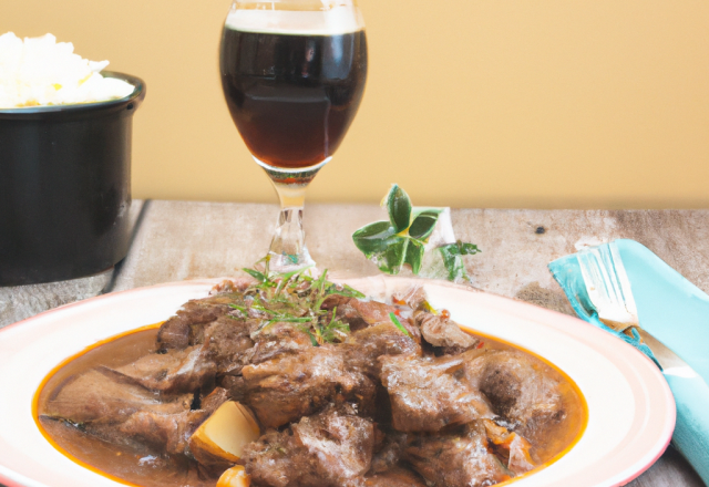 Carbonnade de bœuf à la bière