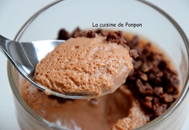 Crème à la pâte à tartiner au chocolat