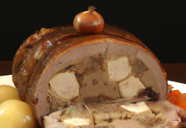 Galantine de dinde aux marrons et ses Fine de Ratte