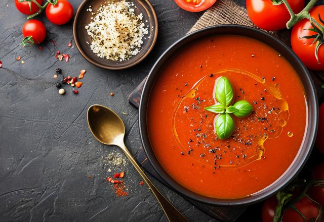 À l’approche de l’automne, profitez d’une délicieuse soupe de tomates savoureuse et ultra-facile à faire !