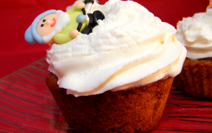 Cupcake à la pomme et chantilly de cidre