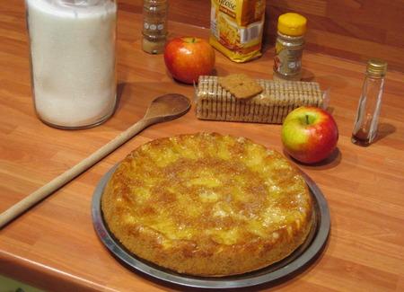 Gâteau pommes spéculoos de lili