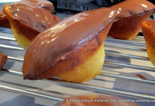 Madeleines au chocolat express