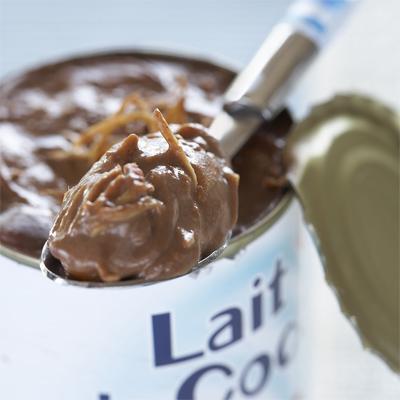 Rillettes exotico-abrico-choco-coco : rillettes à l'abricot, chocolat praliné, gingembre et lait de coco