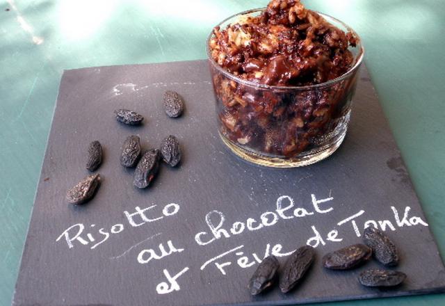 Risotto chocolat et fève de tonka