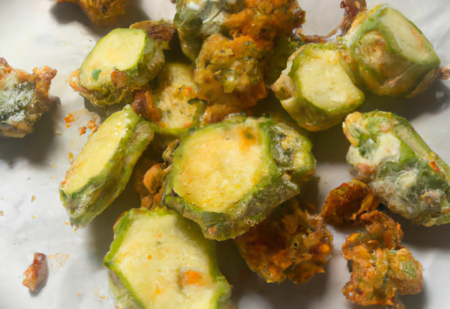 Beignets de courgettes au chèvre