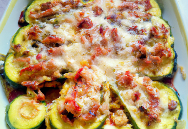 Gratin de courgettes napolitain