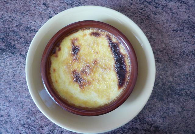 Crème brûlée à la bergamote