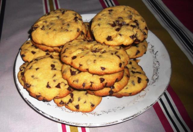 Cookies aux pépites de chocolat aux 2 sucres