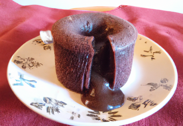 Fondant au chocolat généreux et coulant