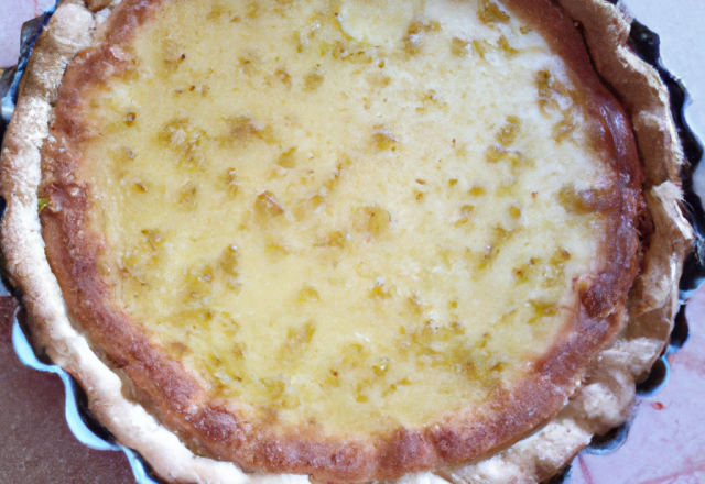 Tarte à la crème de riz