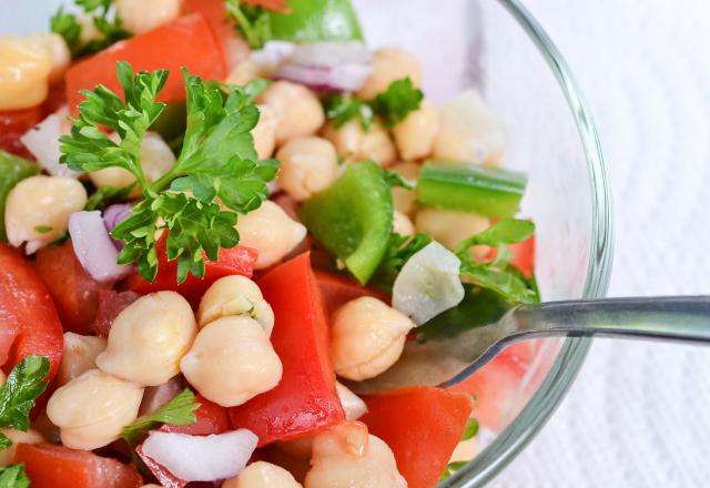 Ma salade idéale aux pois chiches