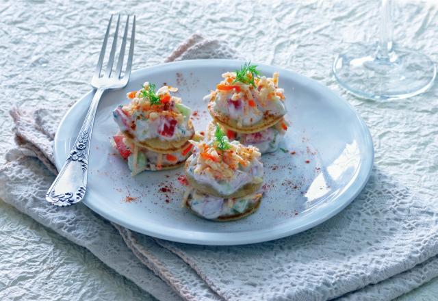 Canapés au Râpé de la Mer Coraya