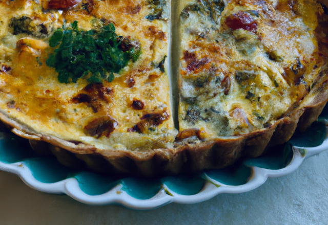 Quiche à la normande