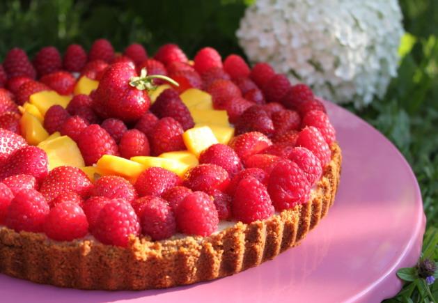 Tarte aux petits fruits façon cheesecake