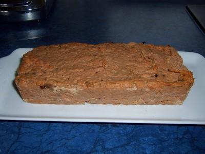 Pain de poisson aux aubergines et paprika