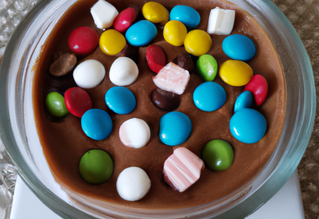 Mousse au chocolats et smarties