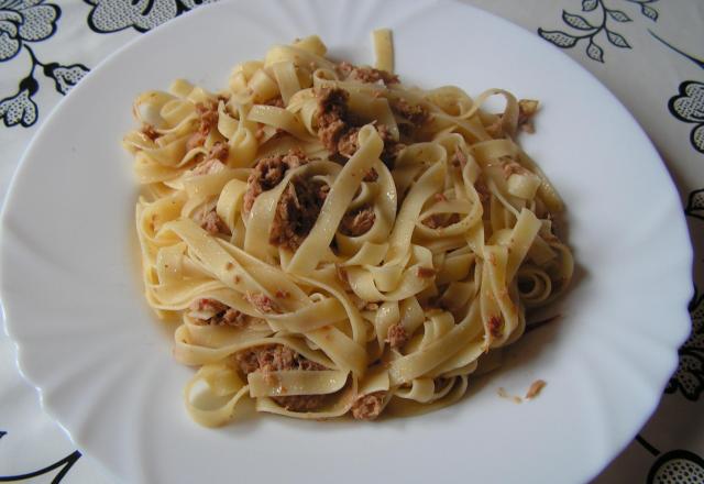 Tagliatelles au thon