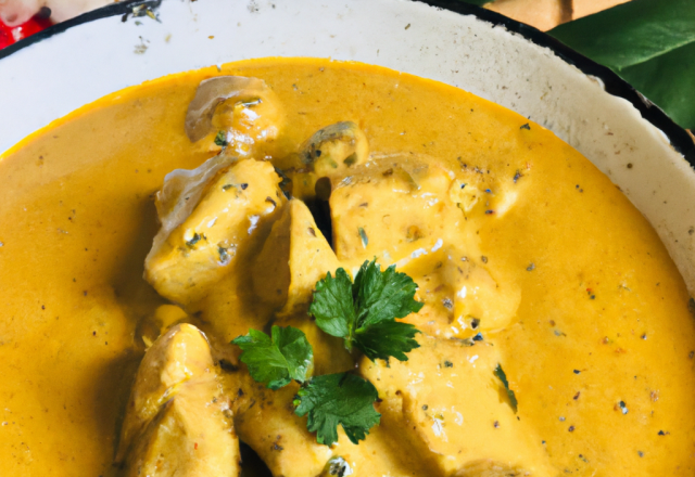 Poulet coco curry