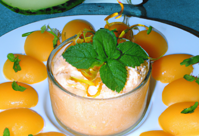 Mousse de melon à la St Michel