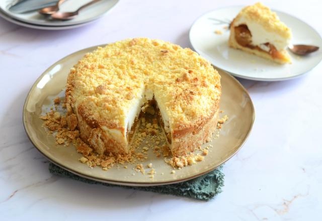 Gâteau-tarte soufflé aux pommes