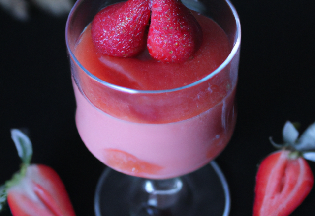 Mousse aux fraises inratable