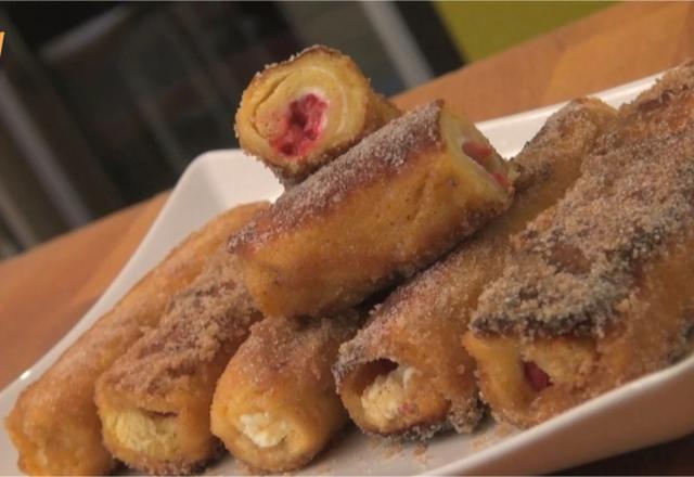 French toast roll-up ou Brioche perdue roulée